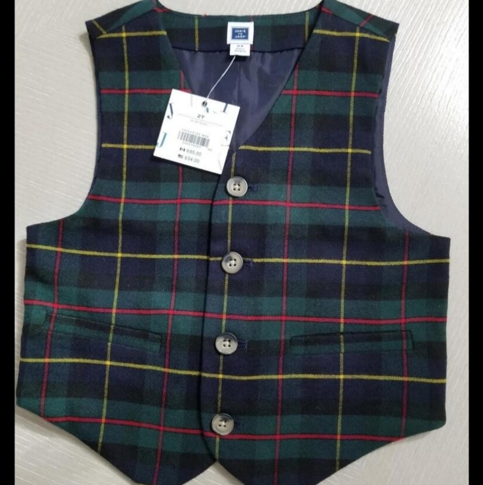 Janie and Jack Toddler Boy Vest